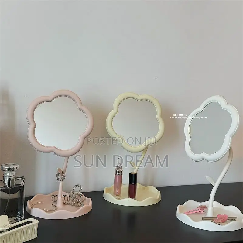 Flower Mirror Make Up Mirror Table Mirrors Decoration Girl Gift