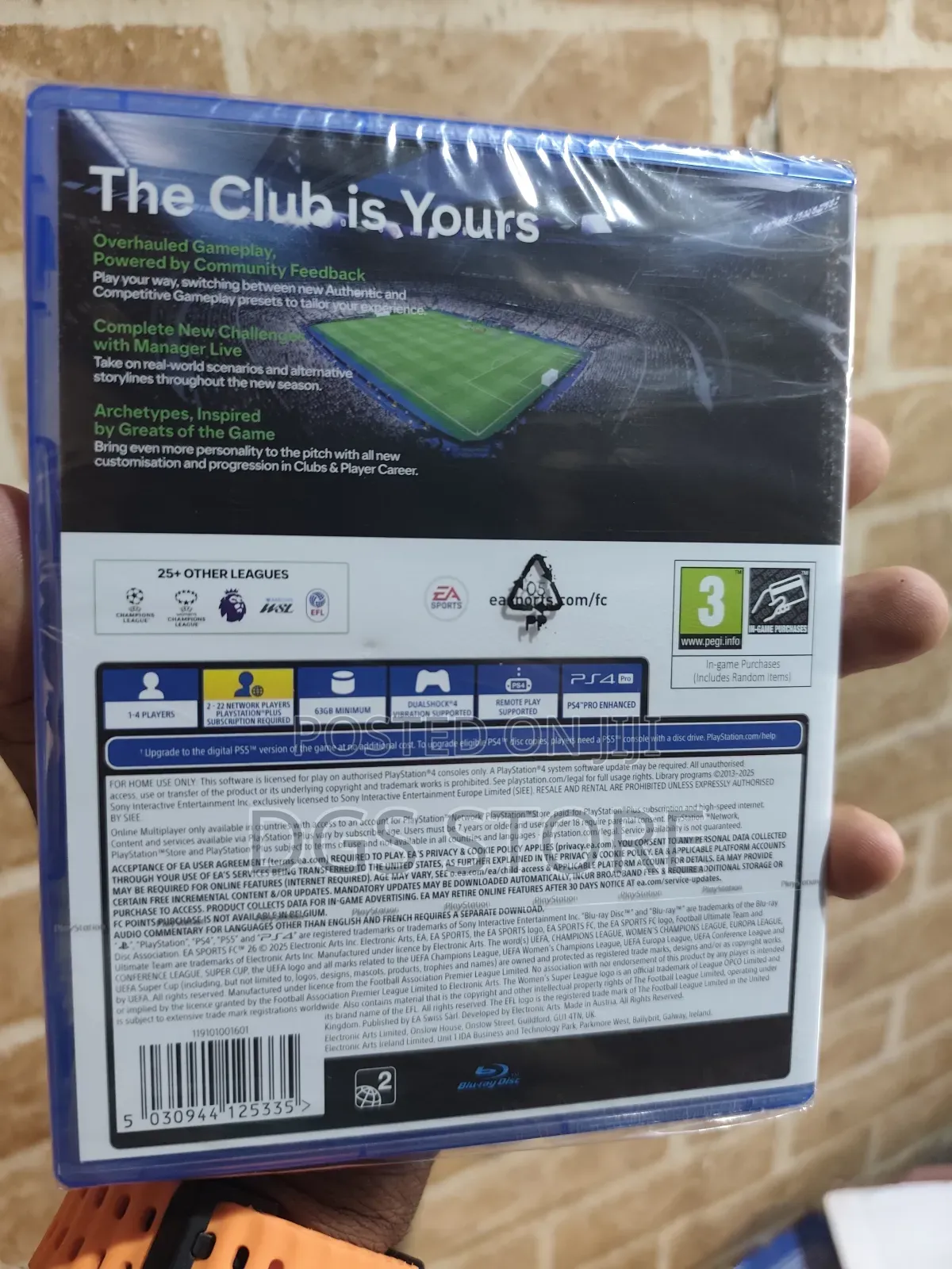 Ps4 Fc 26 Game Sports