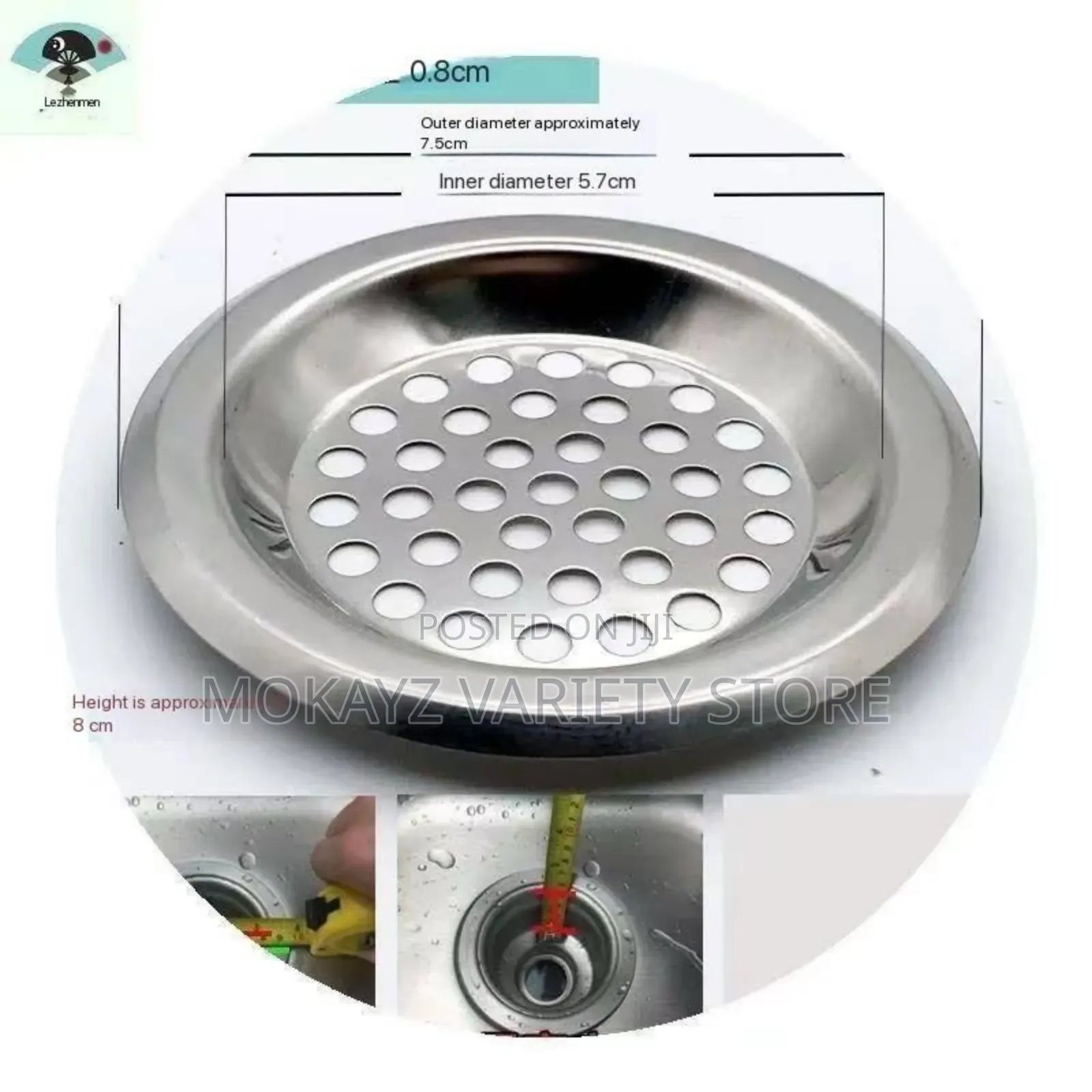 Stainless Steel Sink Strainer/Filter (Minimum of 20 Pieces)
