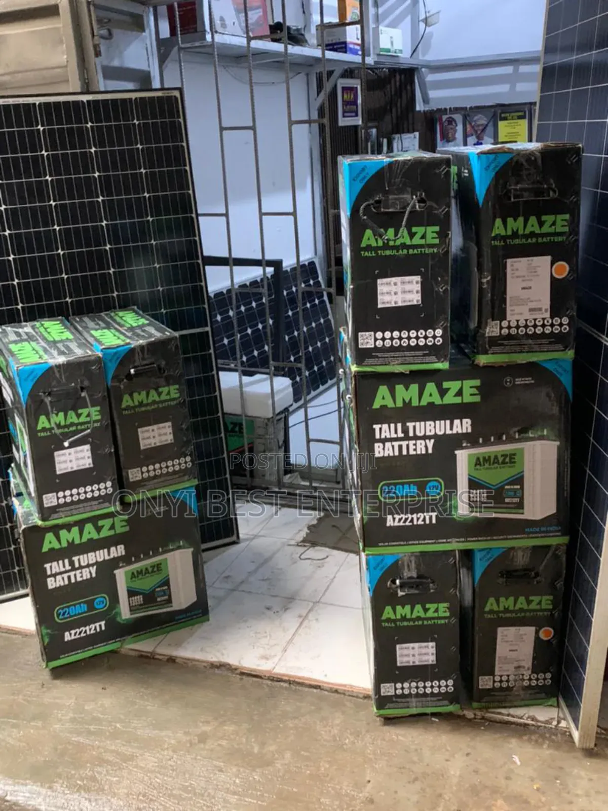 Amaze Tubular Battery 220ah-12v