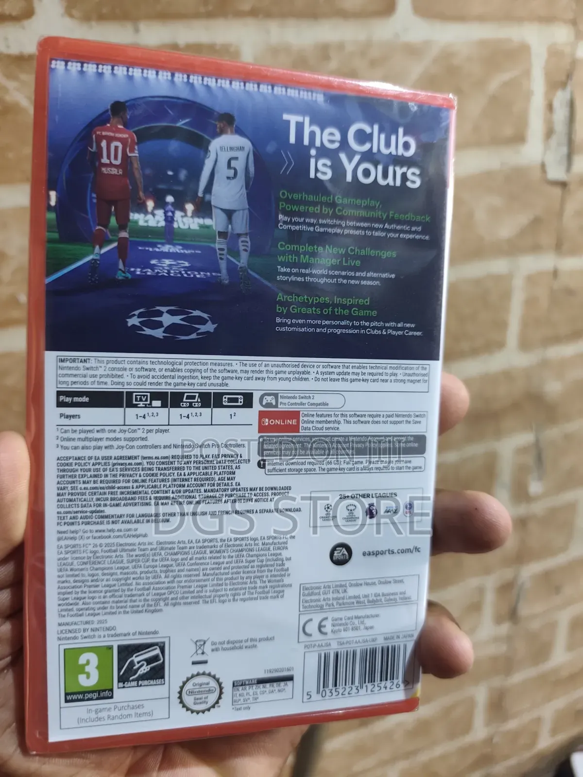 Nintendo Switch 2 Fc 26 Game Sports (2025)