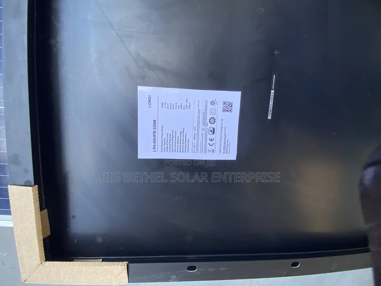 Longi 450w All Black Halfcult Cells Solar Panels