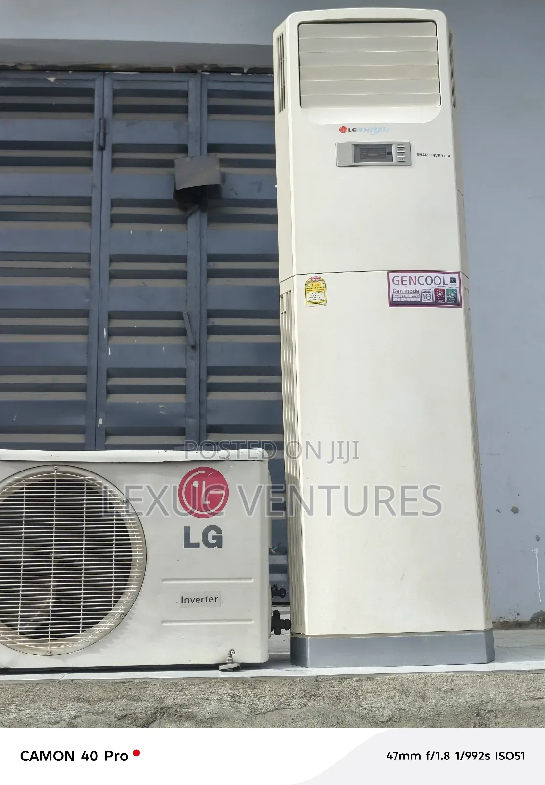 Uk Used Gen Cool Inverte Split Unit 2.5hp Tested Working Perfectly