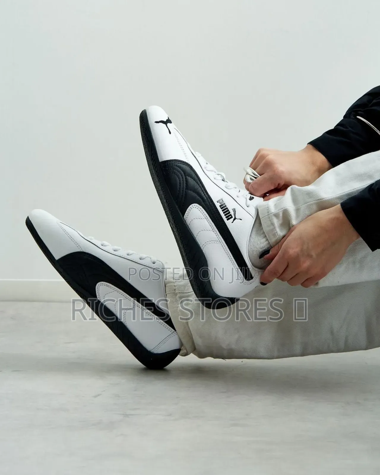 The Puma Speedcat Og Black X White Sneakers