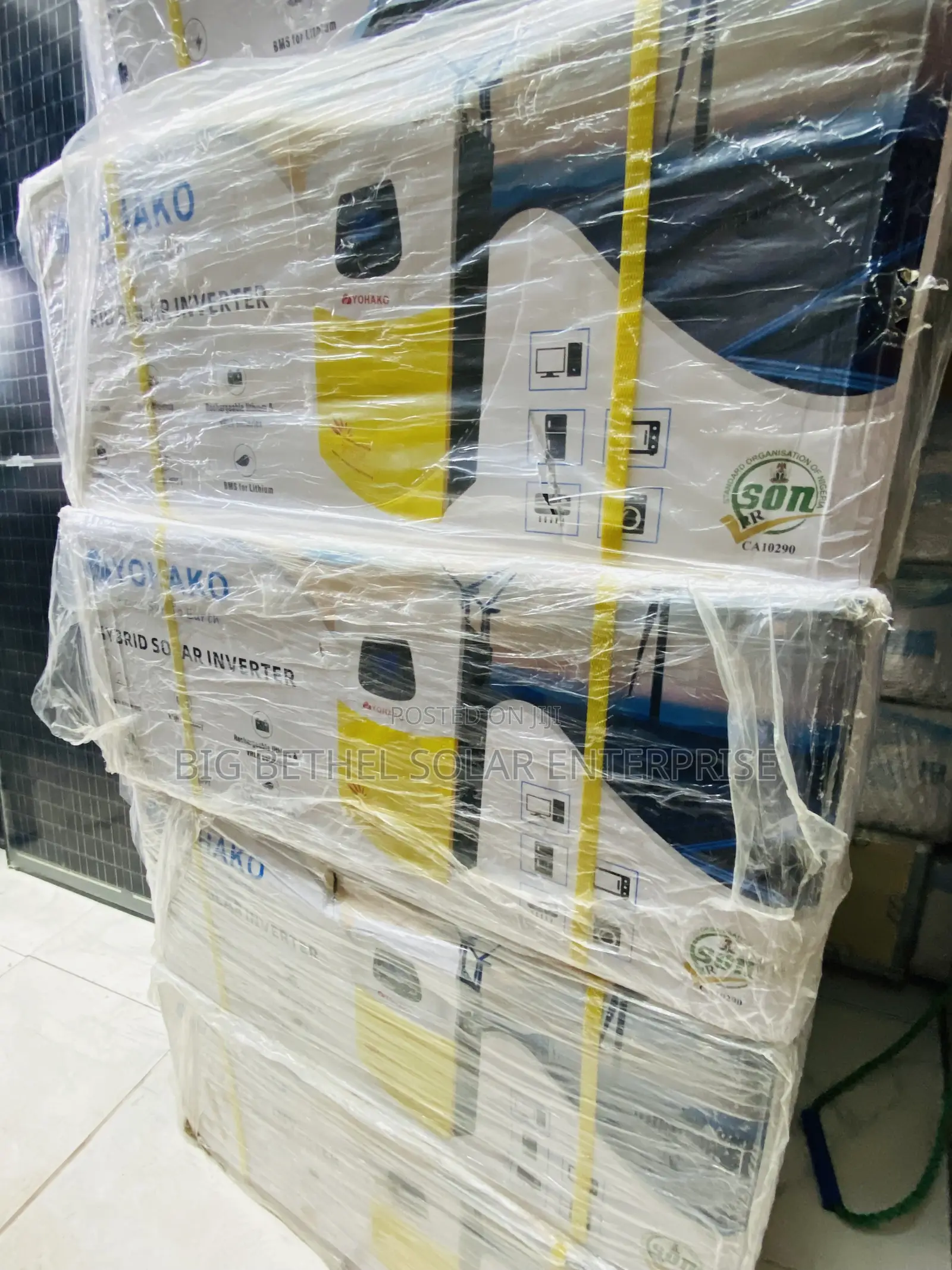Yohako 10kva 48v Hybrid Solar Inverter With 80ah Inbuilt Controller
