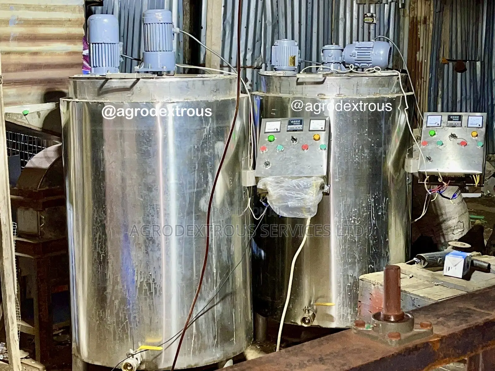 Stainless Steel Pasteurizer Mixer With Homogenizer