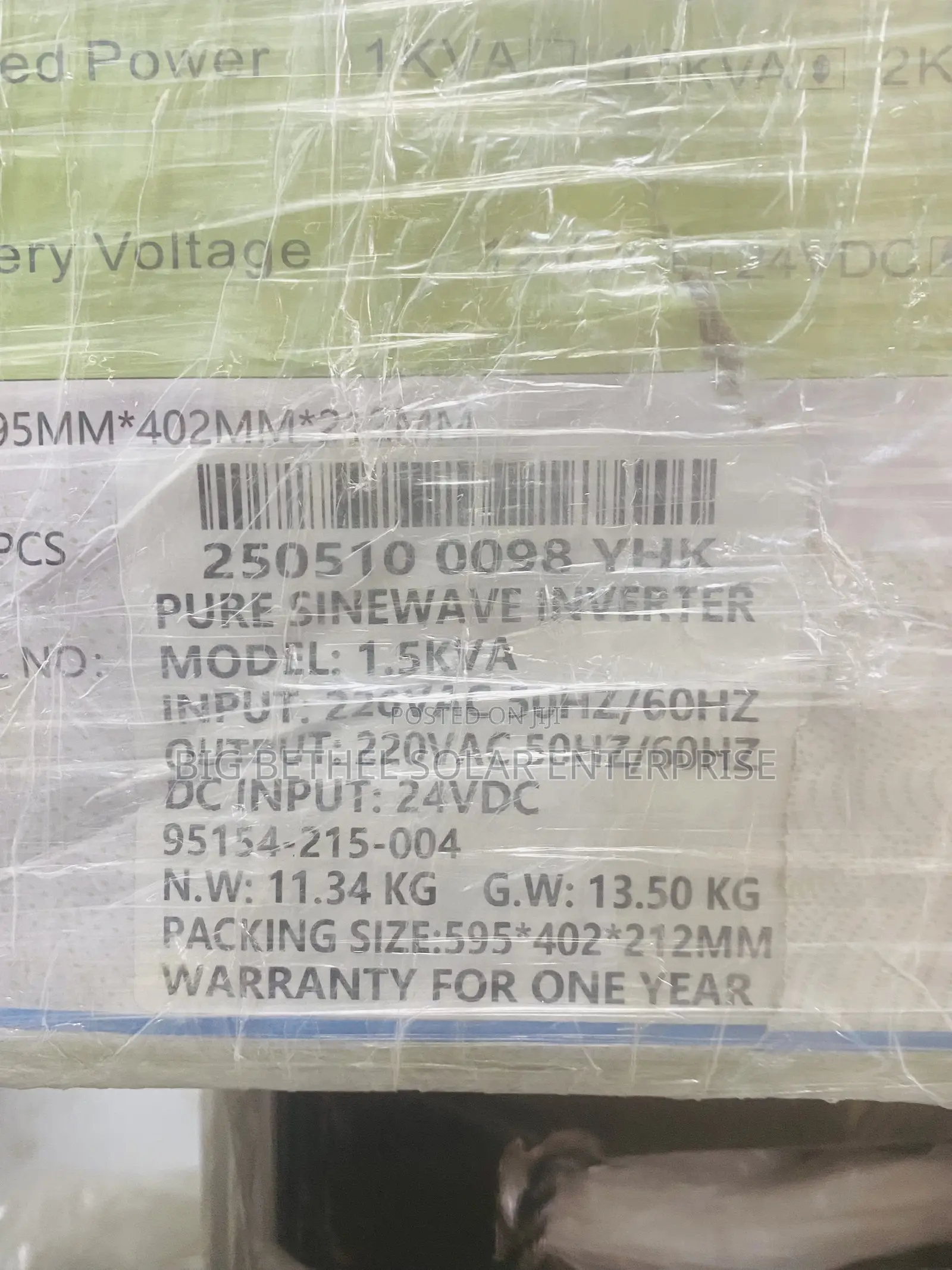 Yohako 1.5kva /24 Inverter