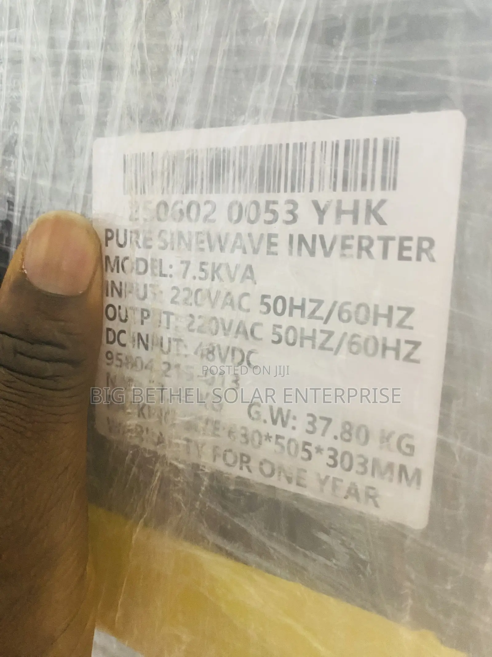 Yohako Inverter 7.5kva