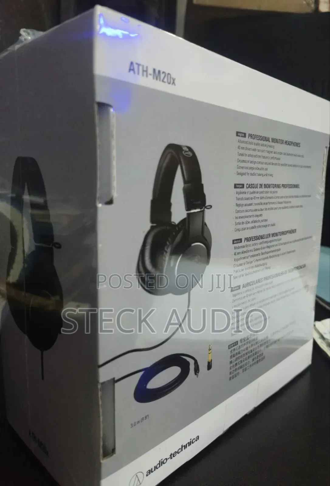 Audio Technica Ath M50x Professional Headphones for Studio and Sound