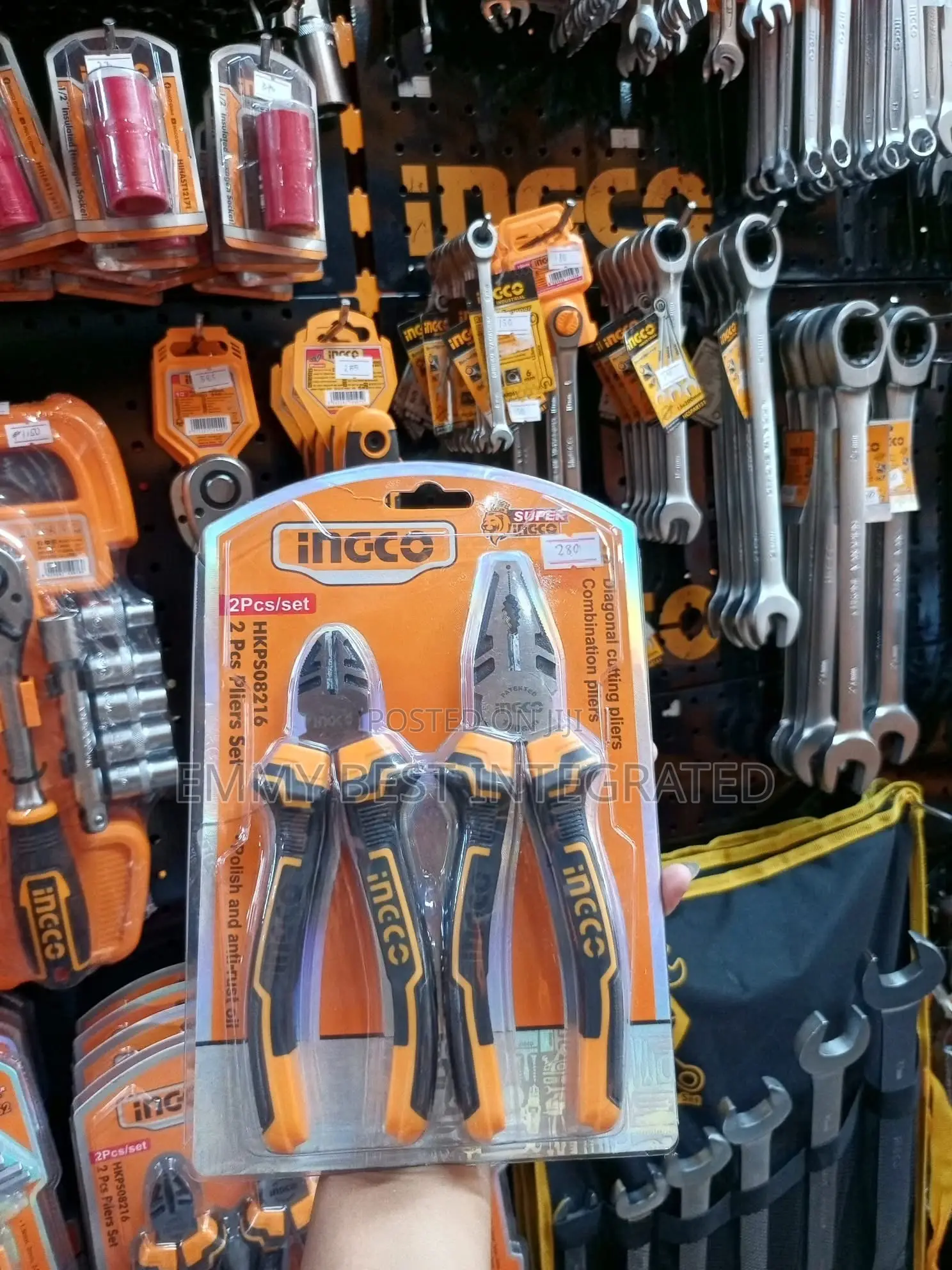 Ingco High Leverage Diagonal Cutting Pliers,