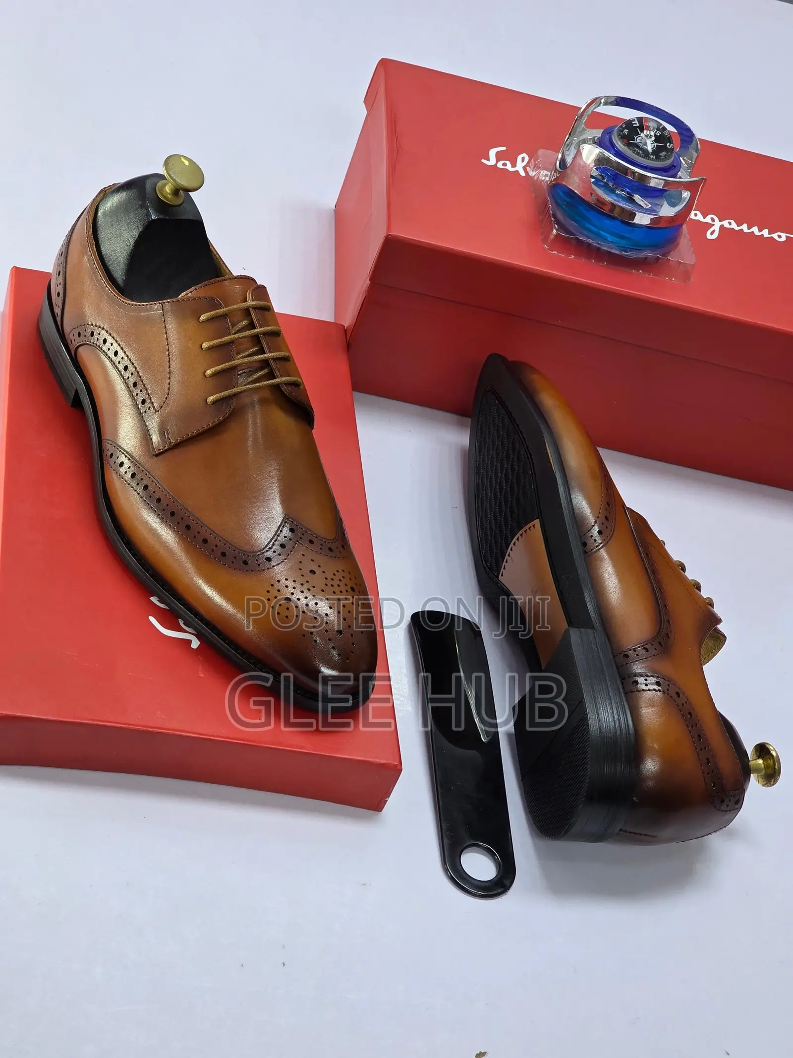 Salvatore Ferragamo Solid Corporate Shoes