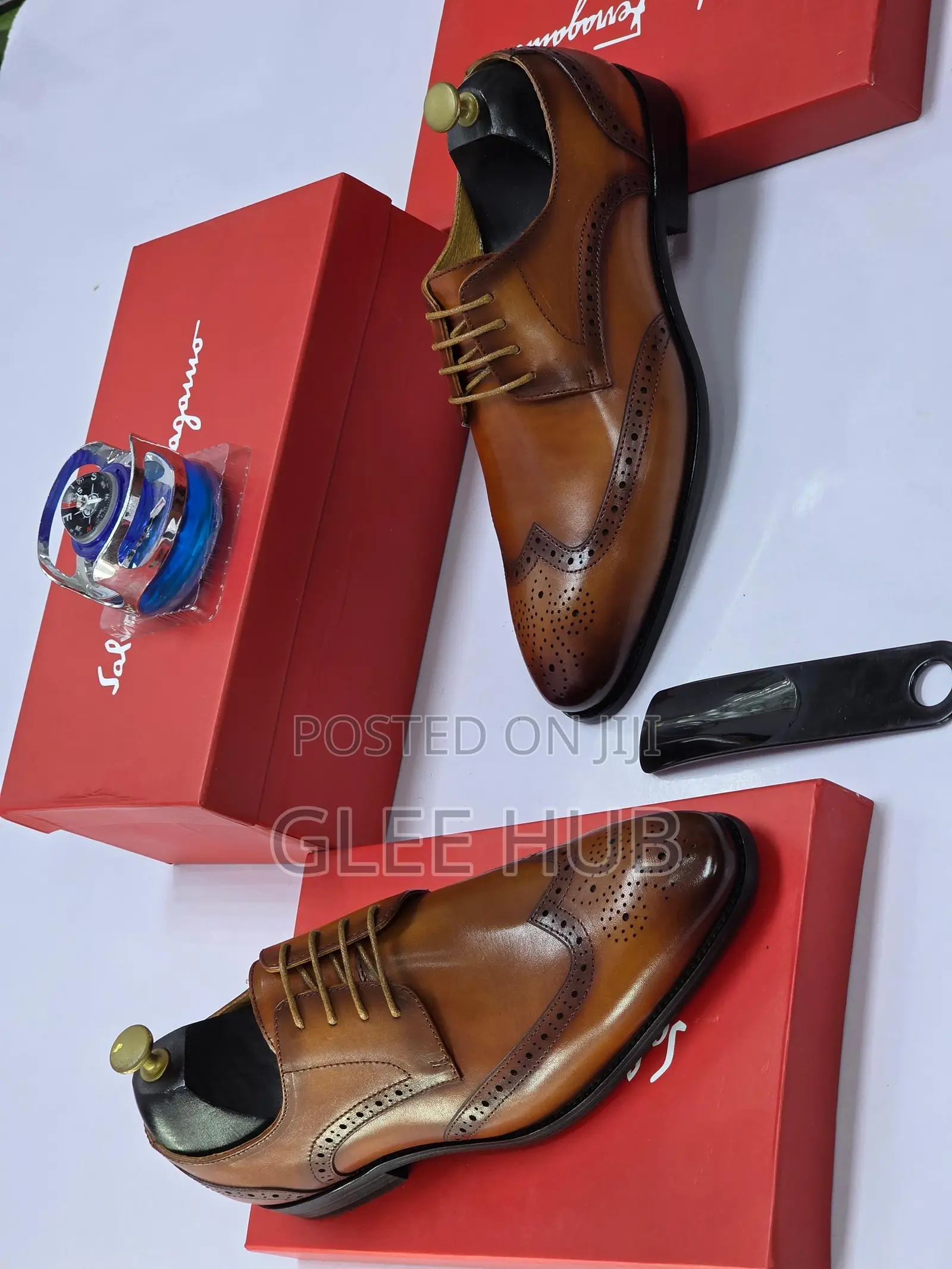 Salvatore Ferragamo Solid Corporate Shoes