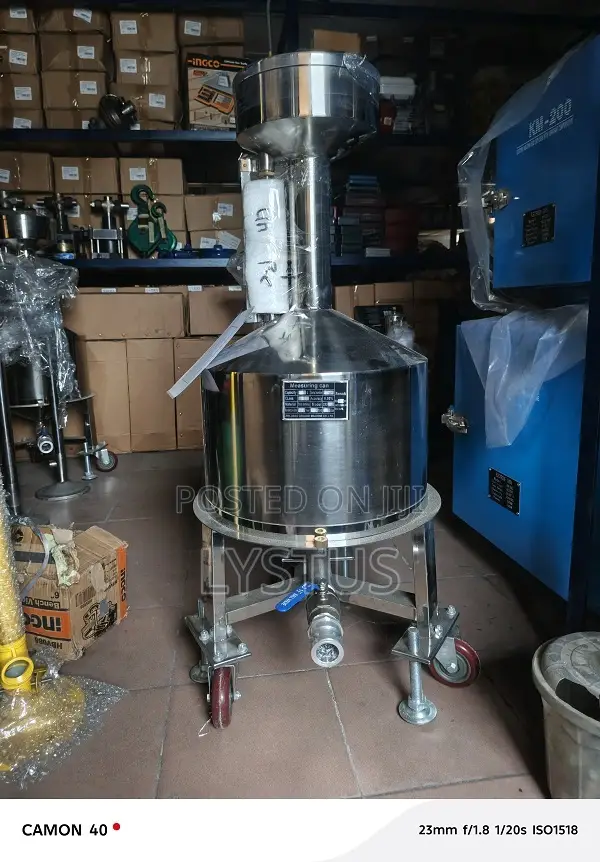 50 Liters Stainless Steel Measuring, Calibration Dispenser Can
