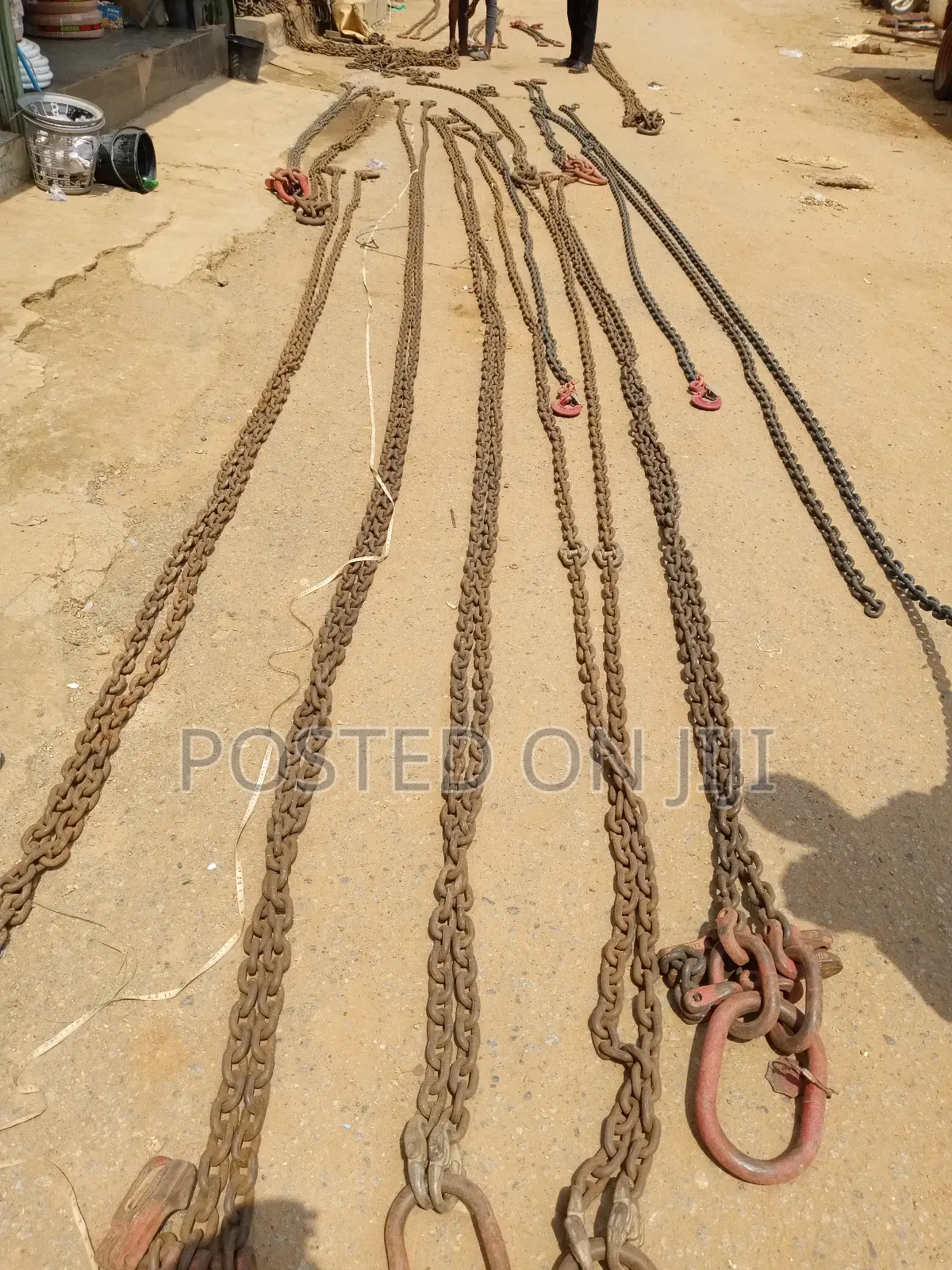 13mm by 6 Meters Lifting Chain 2 Hook, 4 Hook