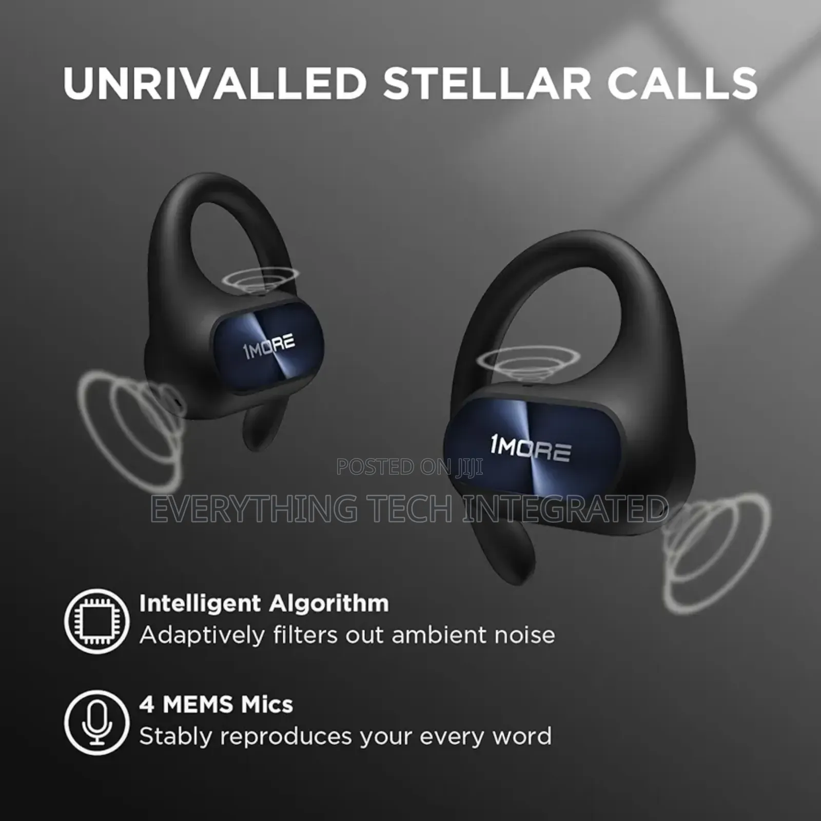 1more Fit Se S30 Open Ear Headphones, Wireless Bluetooth Headphones