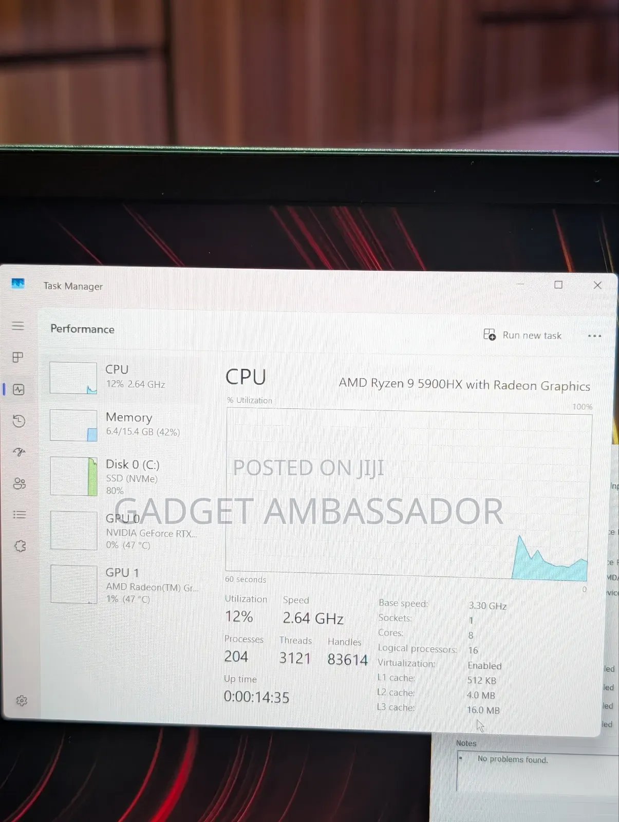 Laptop Razer Blade 16GB AMD Ryzen 9 SSD 1T