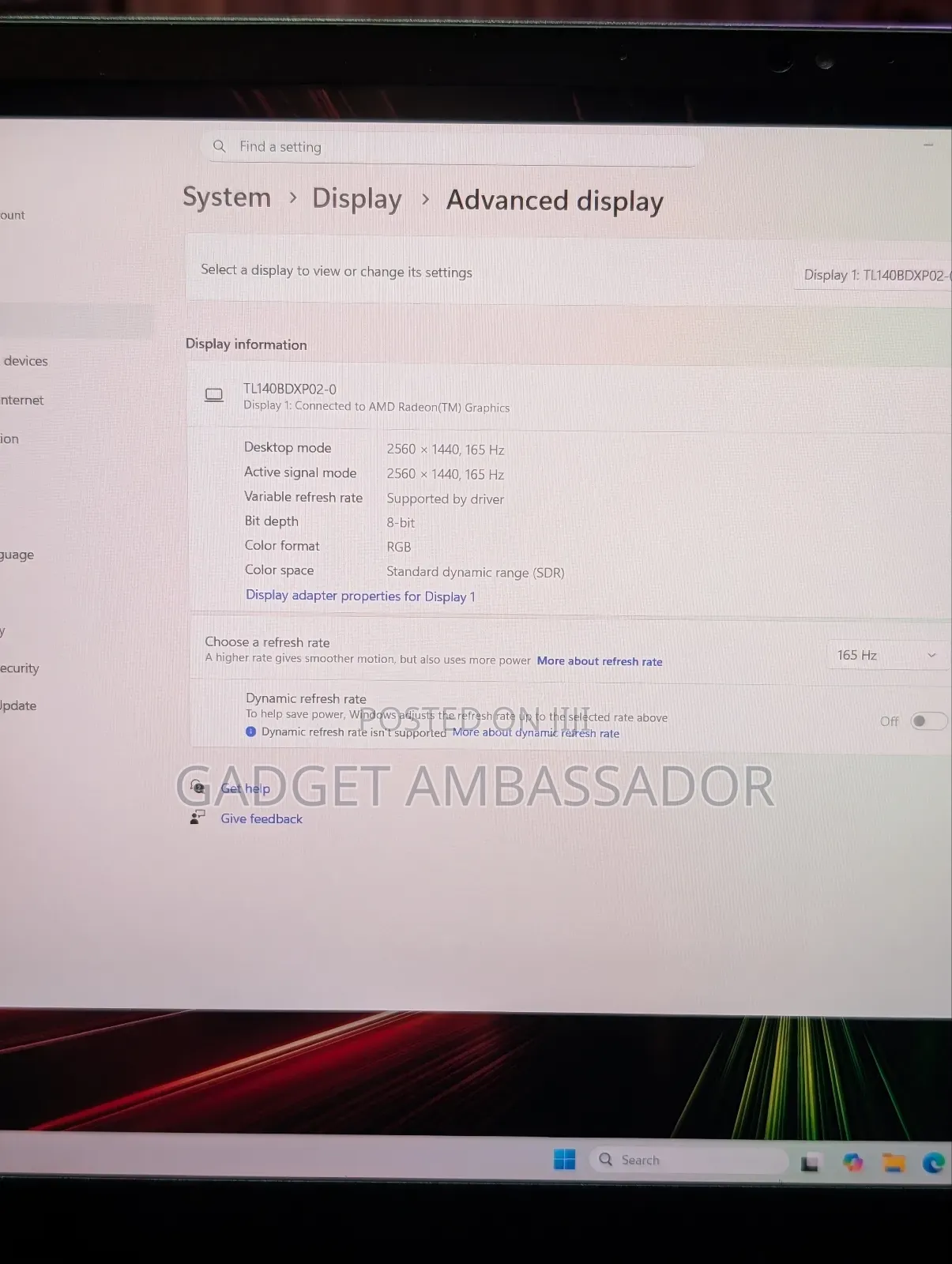 Laptop Razer Blade 16GB AMD Ryzen 9 SSD 1T