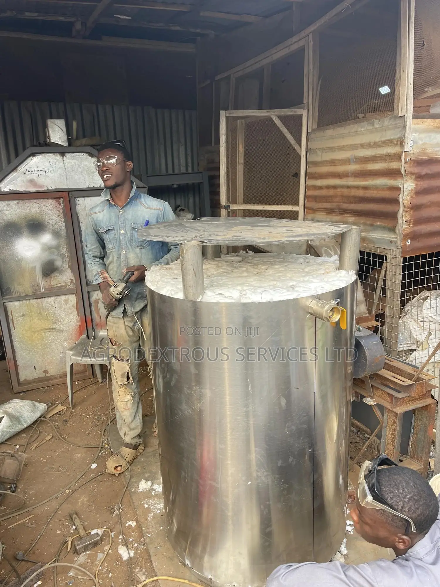 Stainless Steel Pasteurizer Mixer With Homogenizer