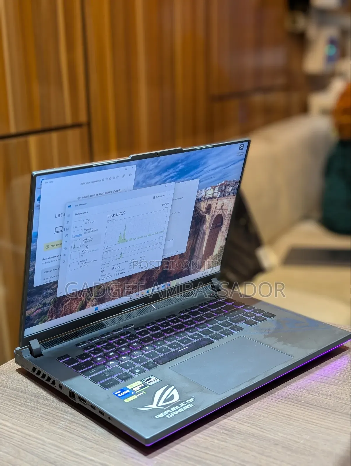 Laptop Asus ROG Strix G16 G614 16GB Intel Core i7 SSD 1T