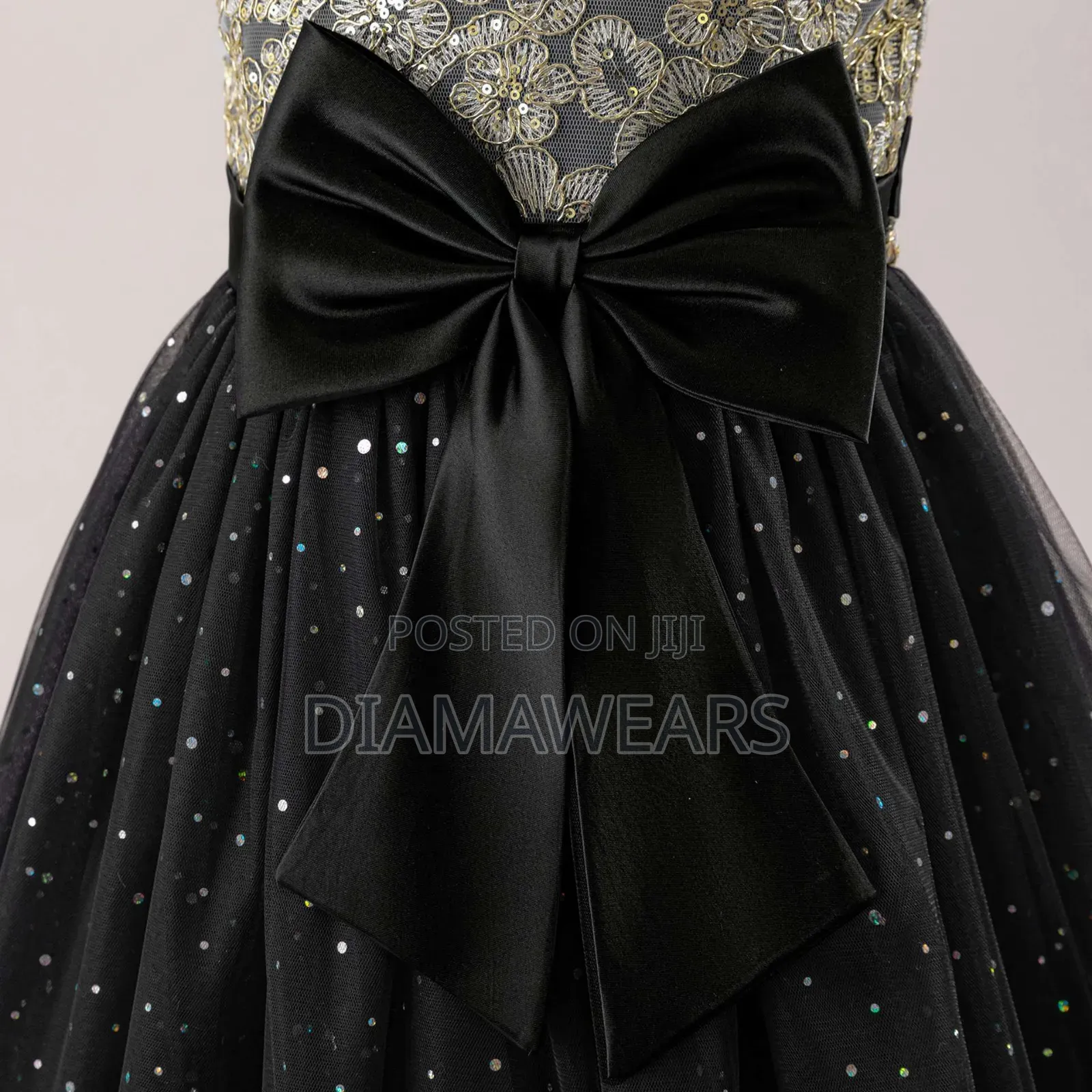 Black Ceremonial Full Ball Gown