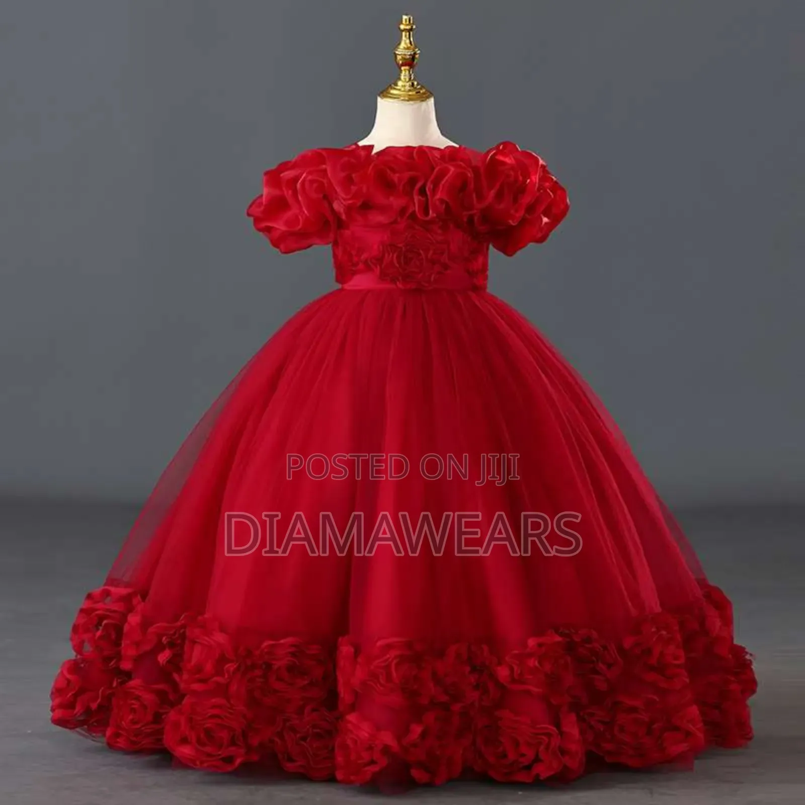 Wine Red Princess Fluffy New Arrival Full Ball Gown