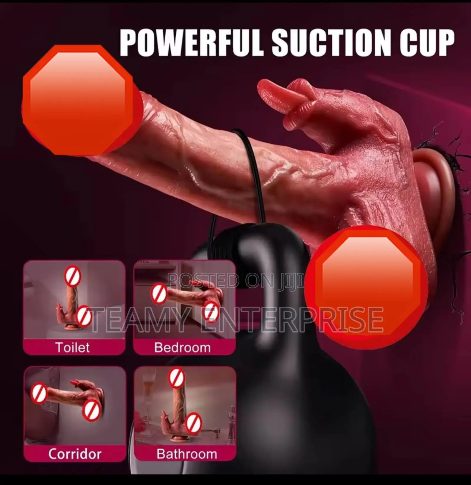 4 in 1 Multifunctional Silicon Vibrating Dildo