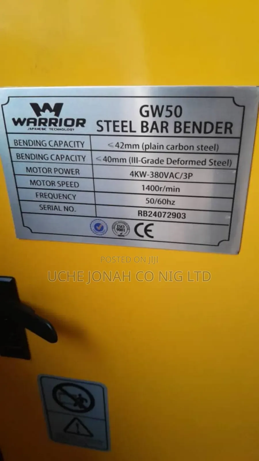 Gw50 Construction Steel Bar Rebar Bending Machine