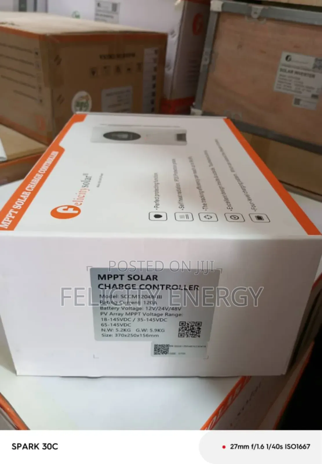 Felicity MPPT Charge Controller 120amps