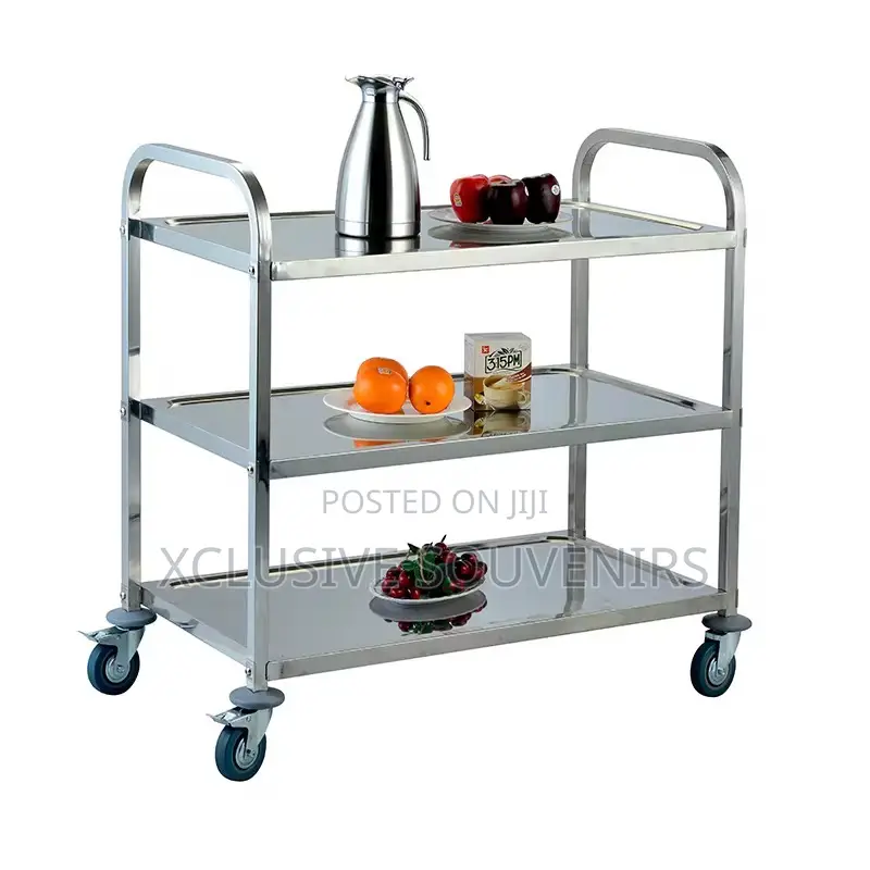 Rust-proof And Durable Stainless Steel Restaurant/Hotel Cart