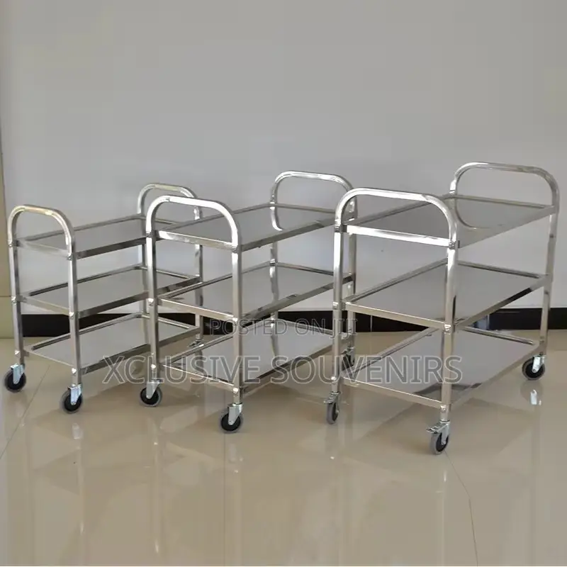 Rust-proof And Durable Stainless Steel Restaurant/Hotel Cart