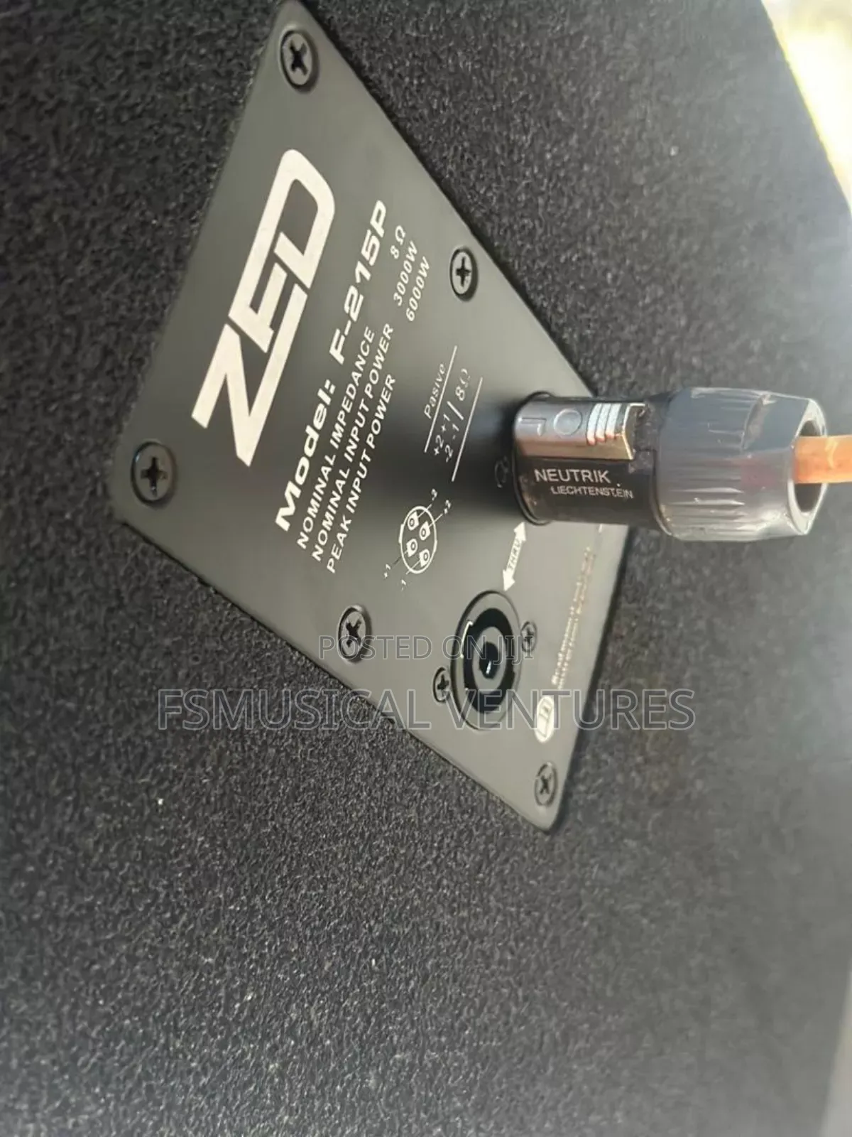Zed 215p 15 Inch Big Magnet Double Speakers Water Proof 6000watts