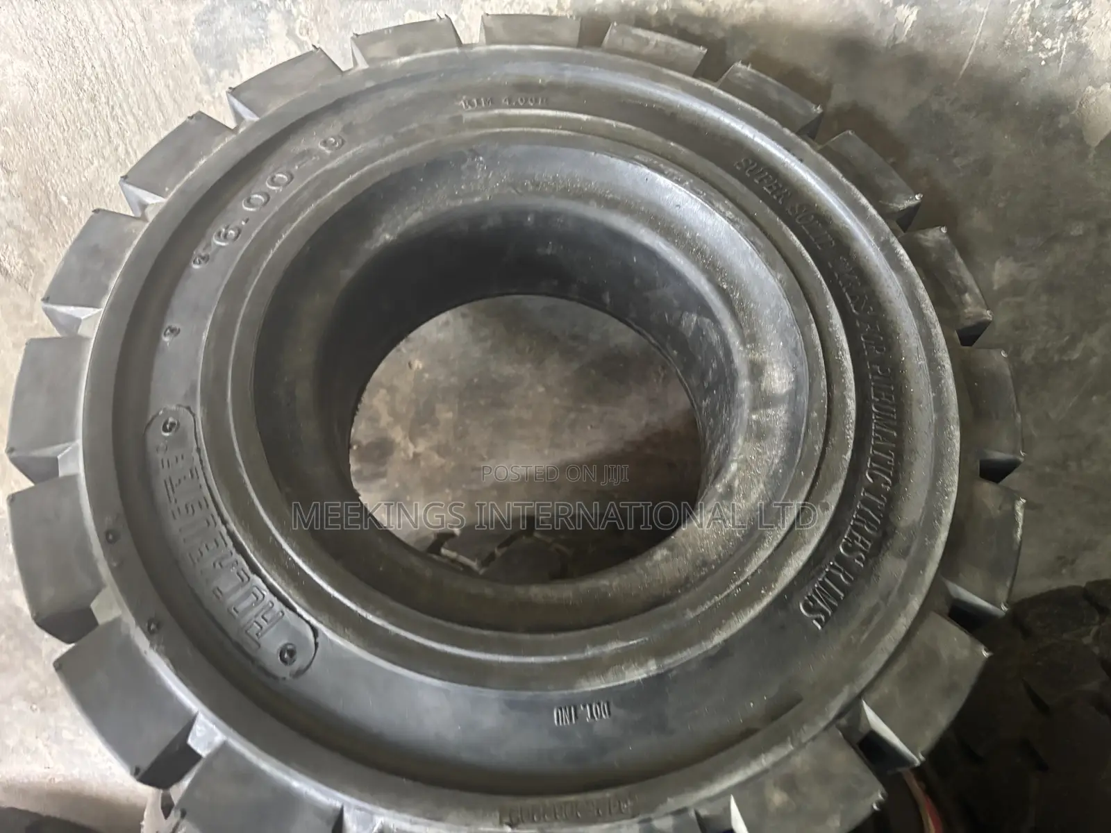 Brand New 6.00-9 Solid Tyre Rock Burster