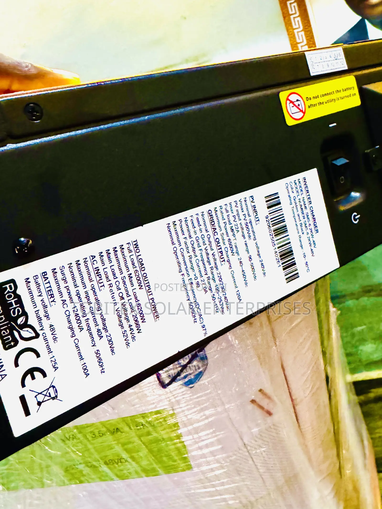 6.2kva SMS Hybrid Inverter