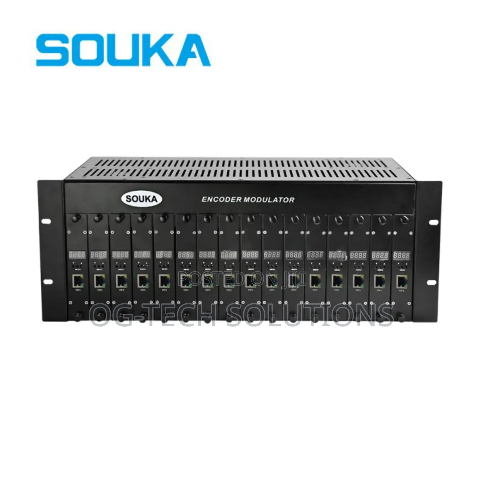 Head End 16 in 1 Channel Modulator System