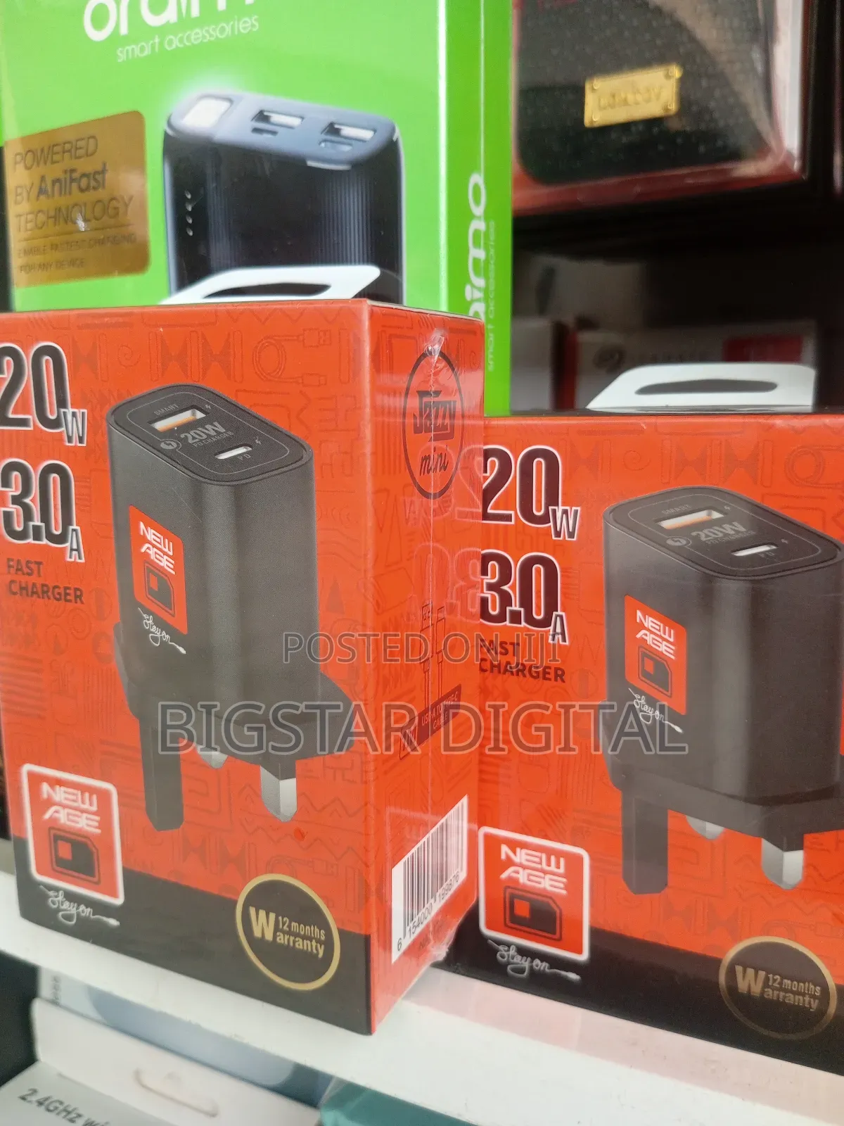 Fast Charger New Age 20w,30a