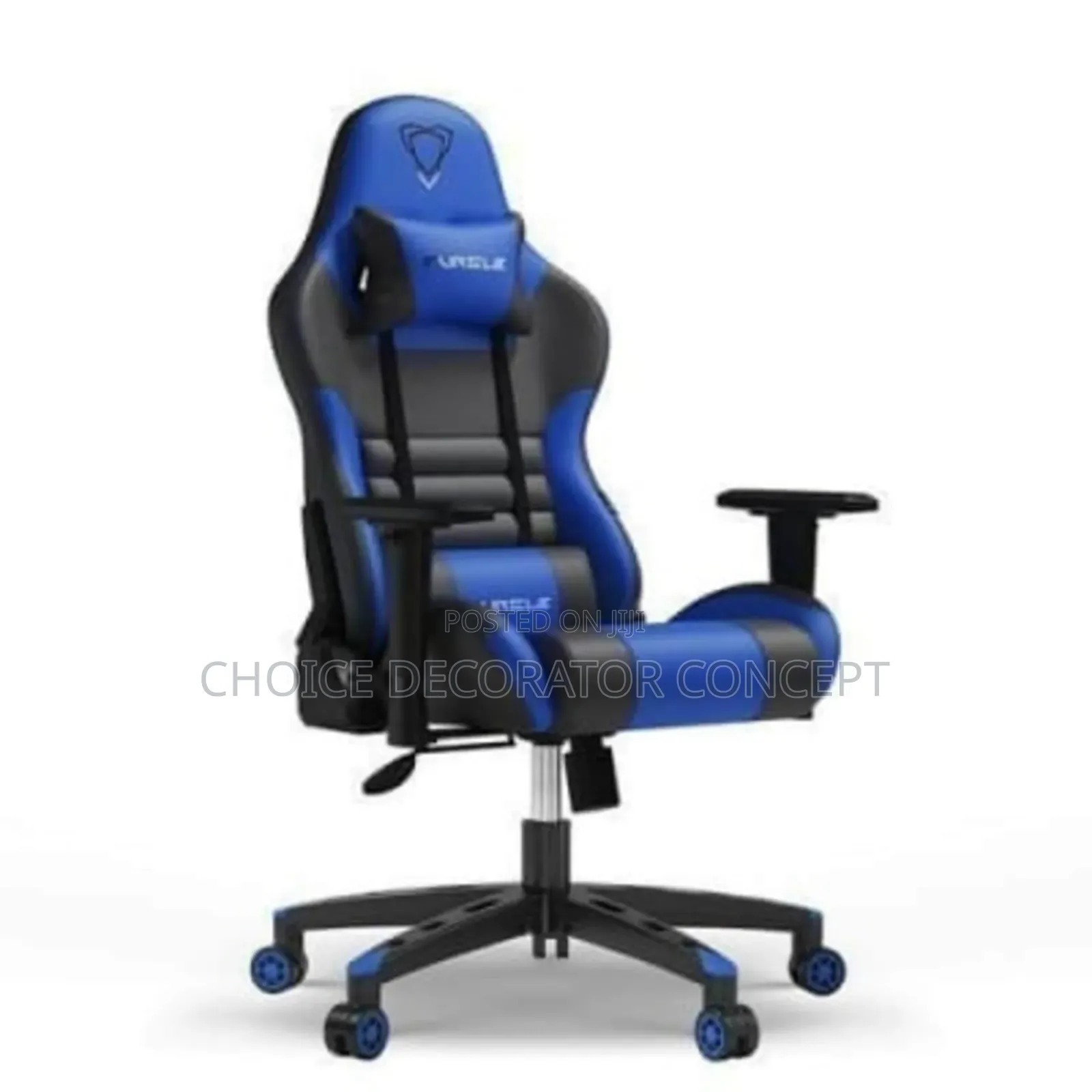 Executive Office Gaming Chair + Gaming Table- Black