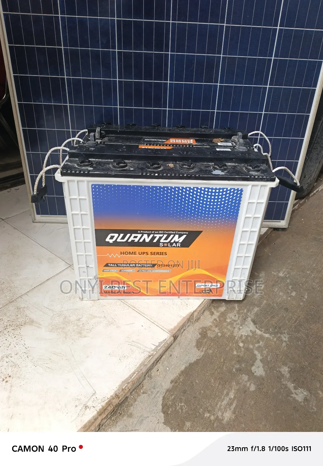 Quantum Tubular Battery 240ah 12v New One