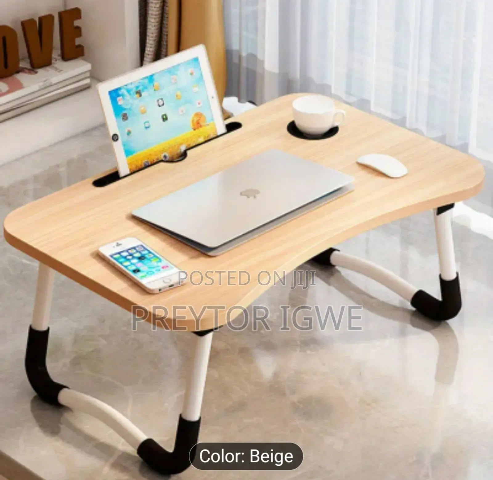 Portable Folding Laptop Desk for Bed and Sofa
