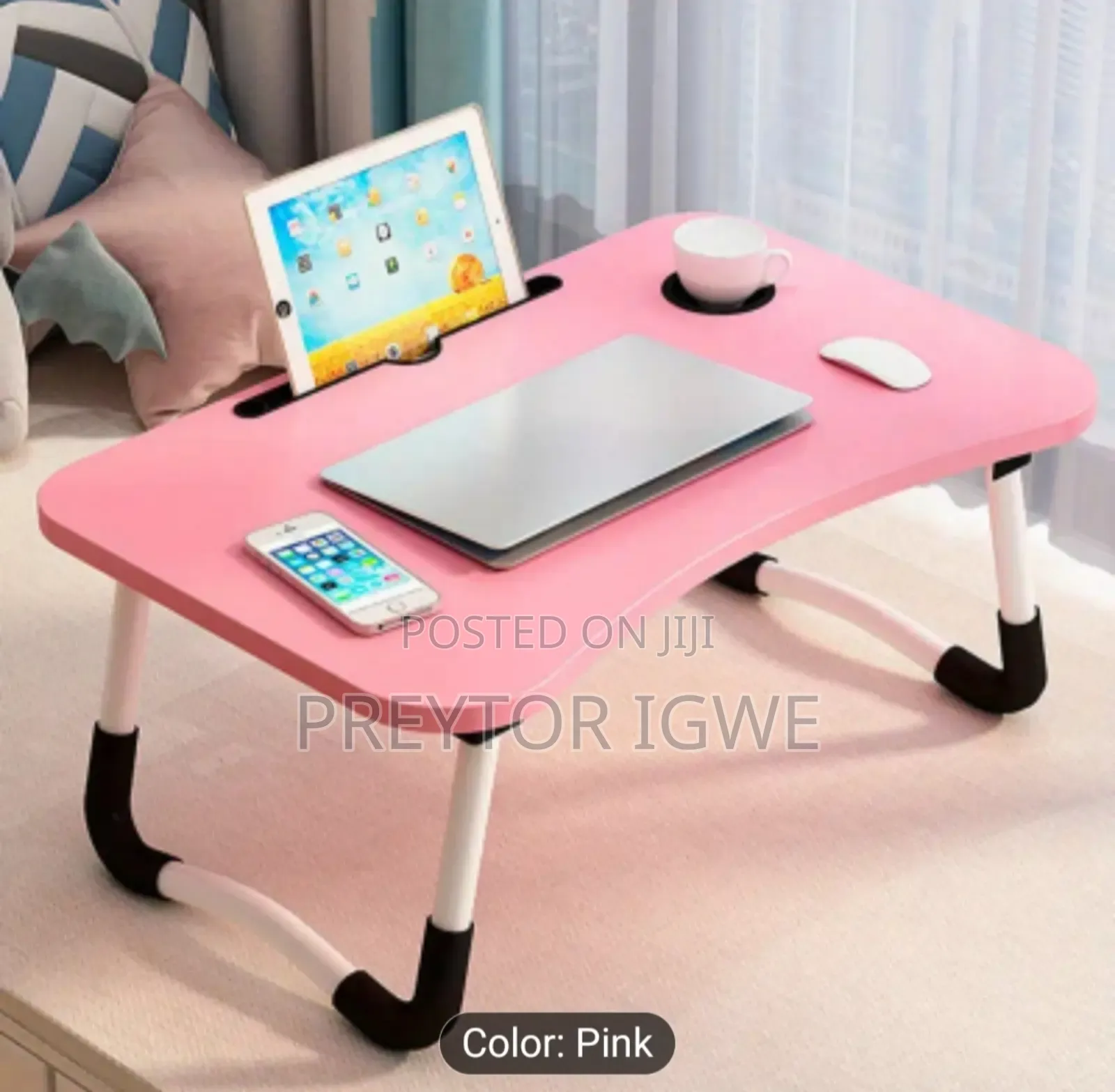Portable Folding Laptop Desk for Bed and Sofa