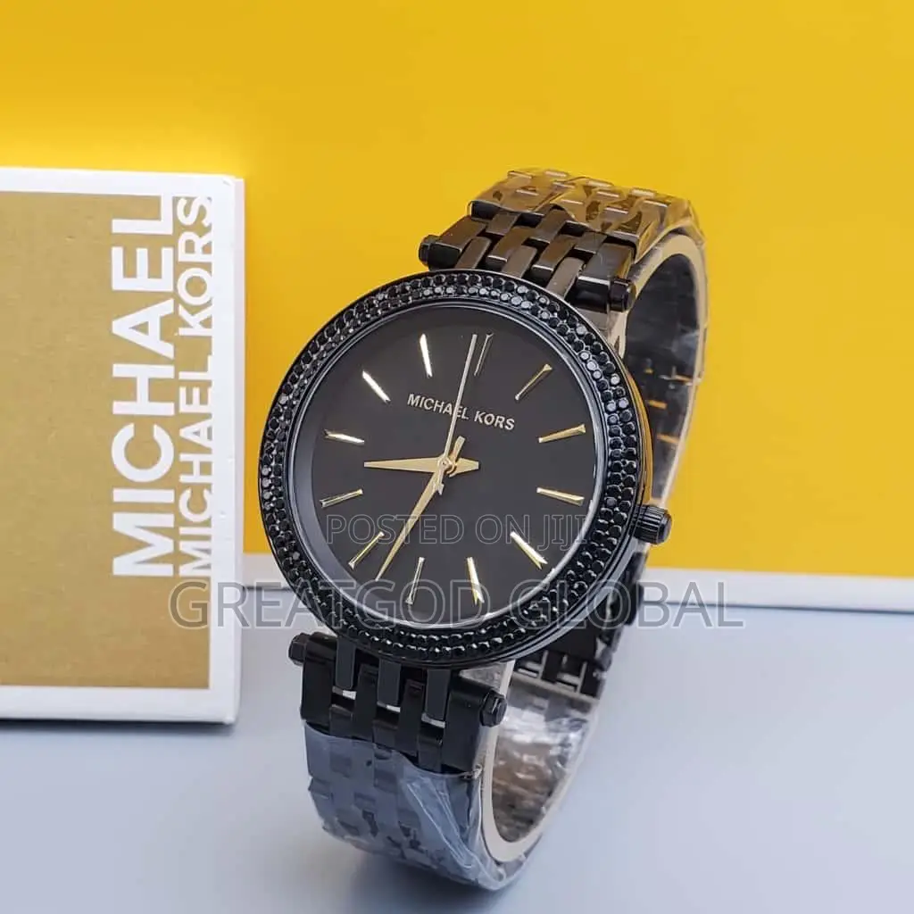 Female Micheal Kors Chain Luxury Wristwatch