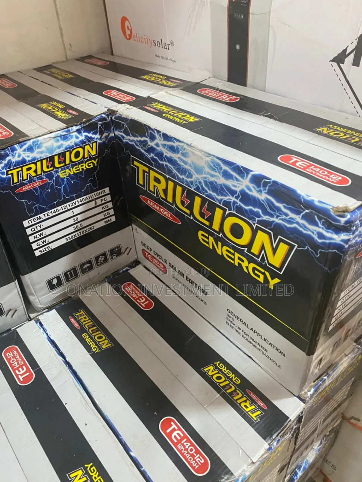 140ah 12v Trillion Gel Battery