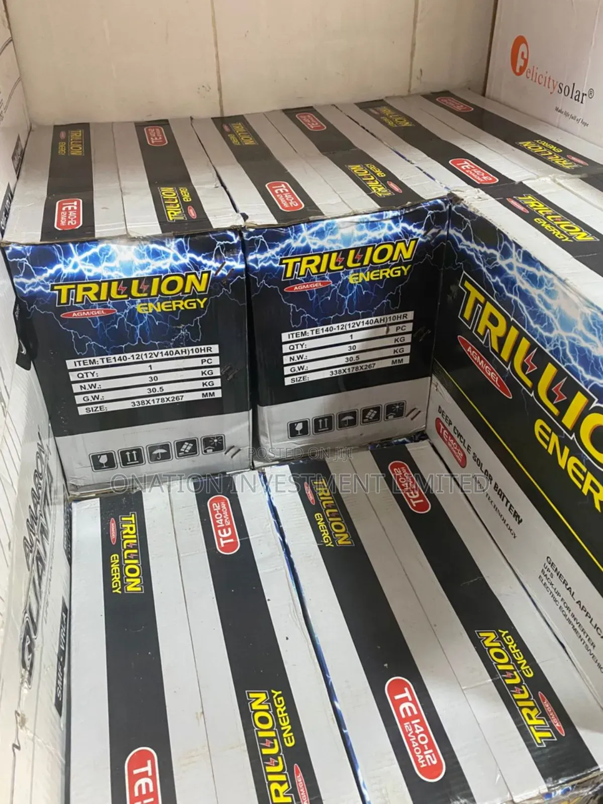 140ah 12v Trillion Gel Battery