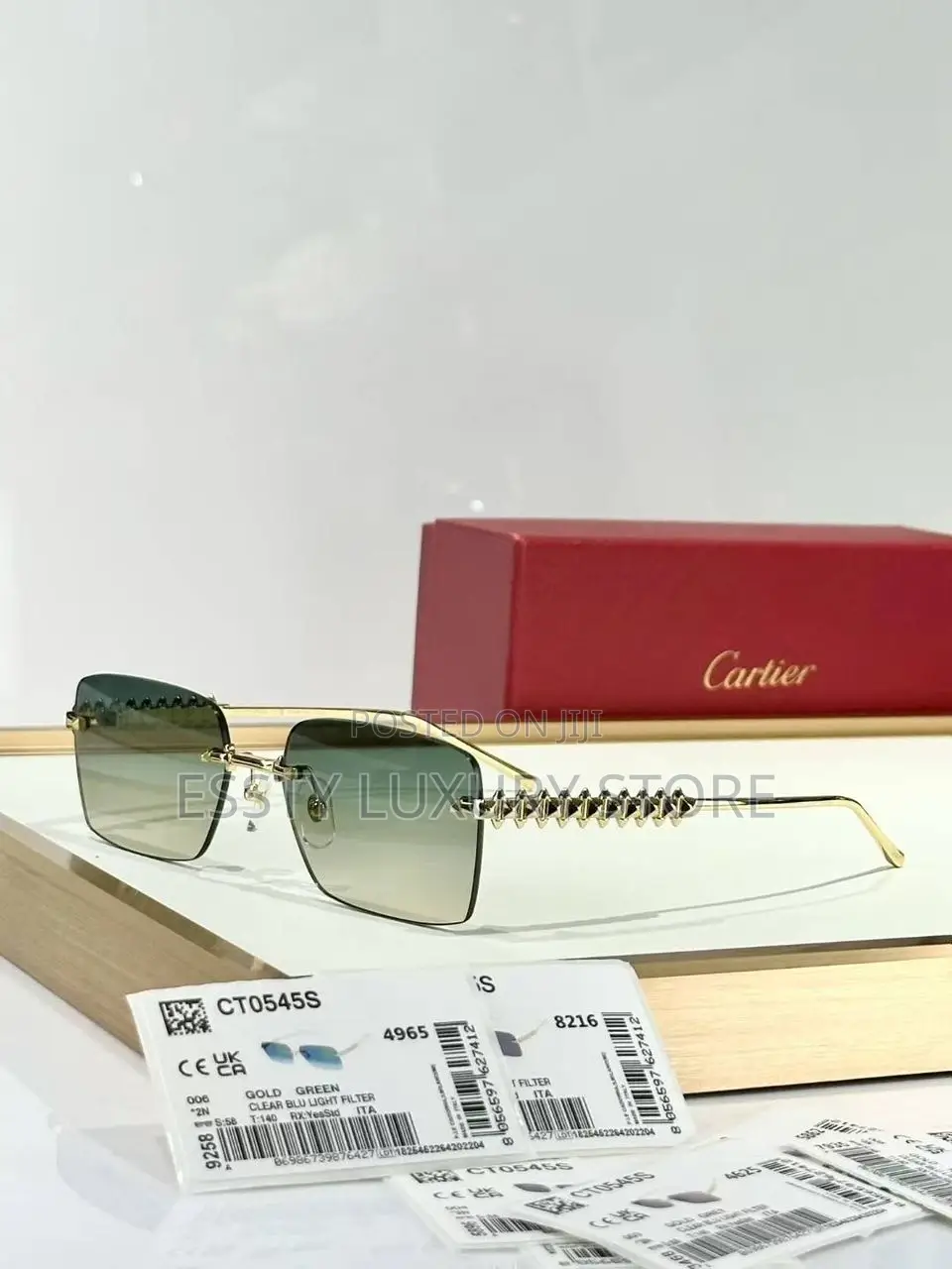High Quality Luxury Cartier Rim-Less Eyeglasses