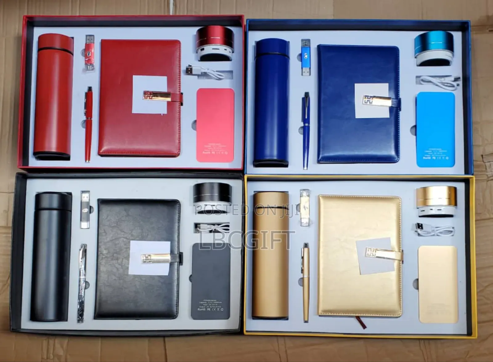 Exec 6 in 1 Gift Set of Notepad, Flask, Power Bank Etc(Wholesales Only