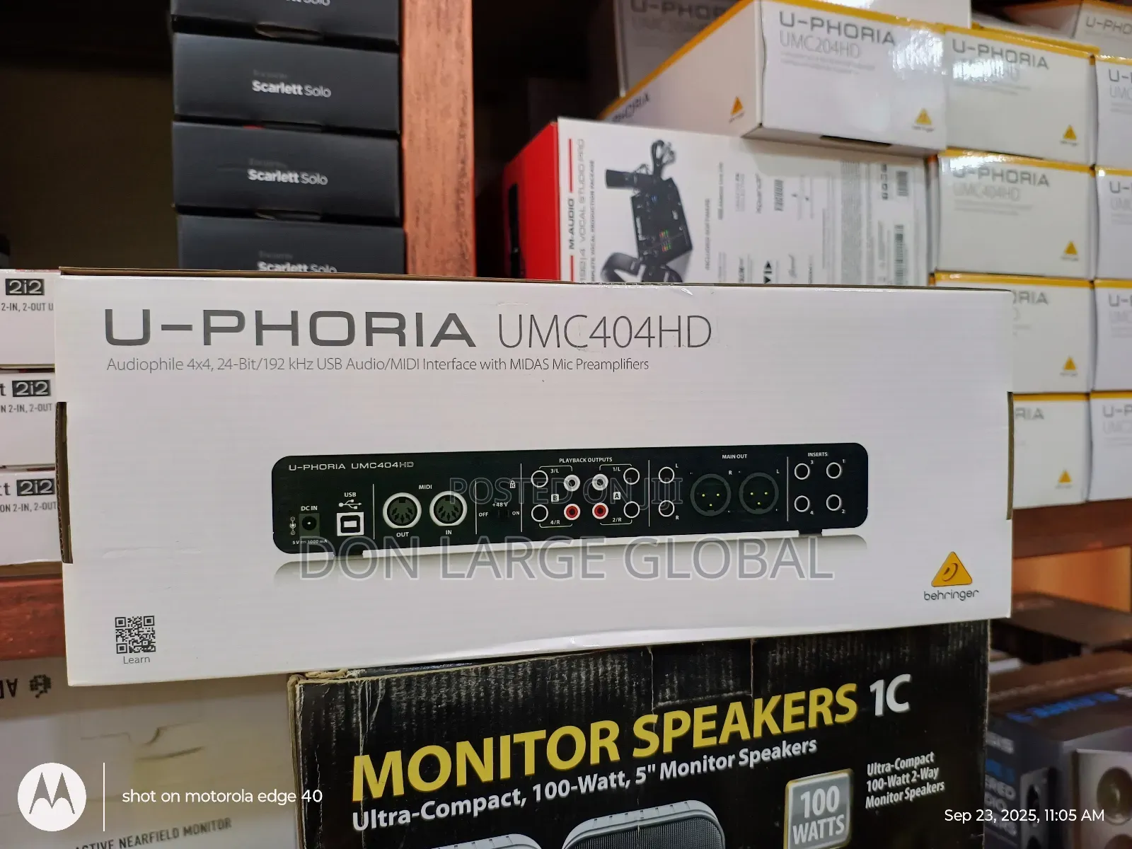 U-Phoria Unc404hd Behringeh Sound Card
