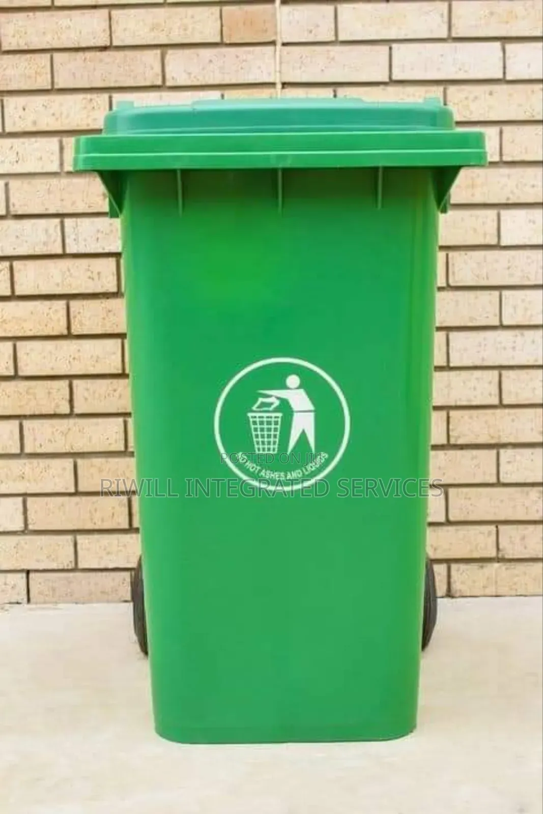 Metal Waste Bin for Estates