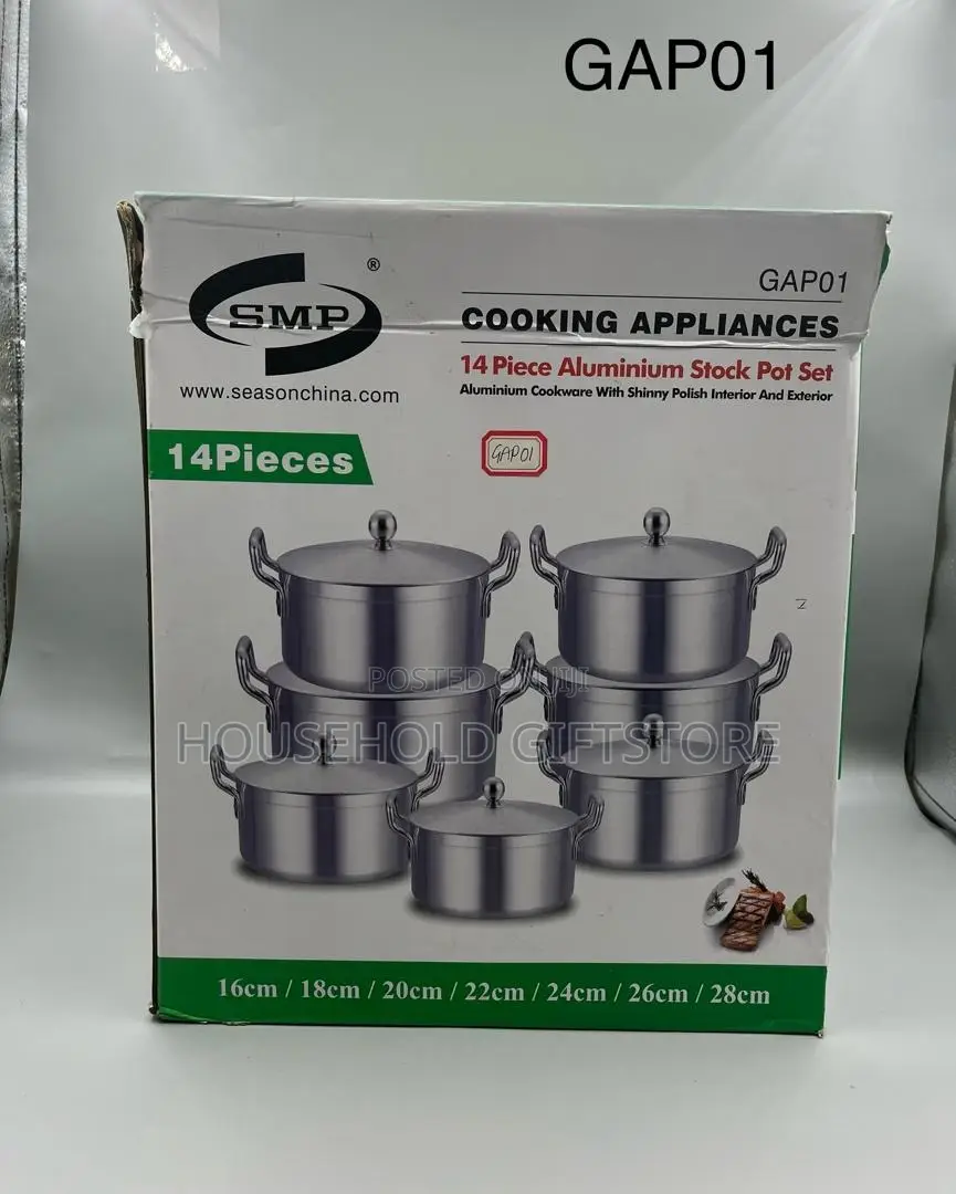 7pcs High Quality Thick Aluminum Cookware Set