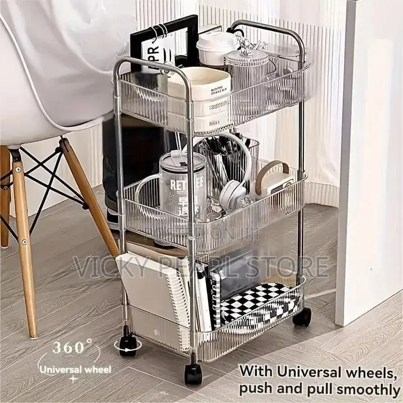 3 Layer Acrylic Trolley