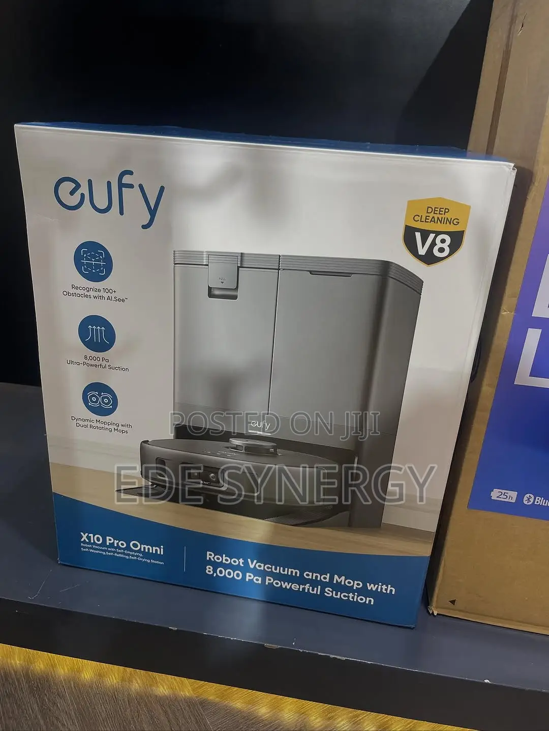 Eufy X10 Pro Omni Robot Vacuum Cleaner and Mop With 8000 Pa Powerful