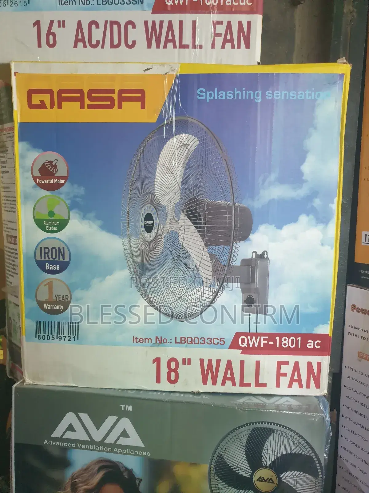 Brand New Solar Wall Fan